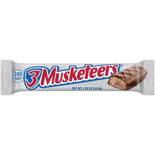 3 Musketeers Full Size Chocolate Candy Bar