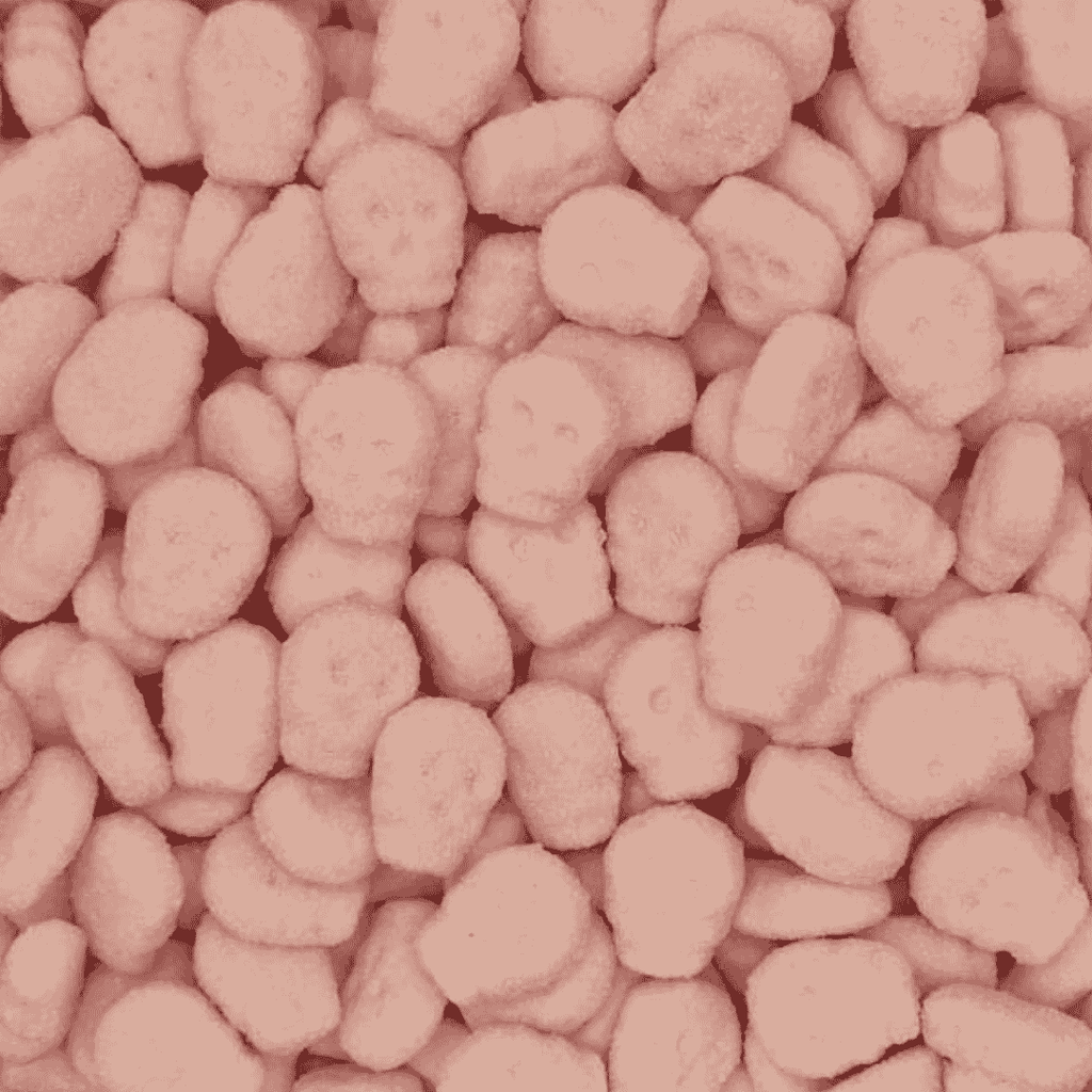 Strawberry Foam Skulls