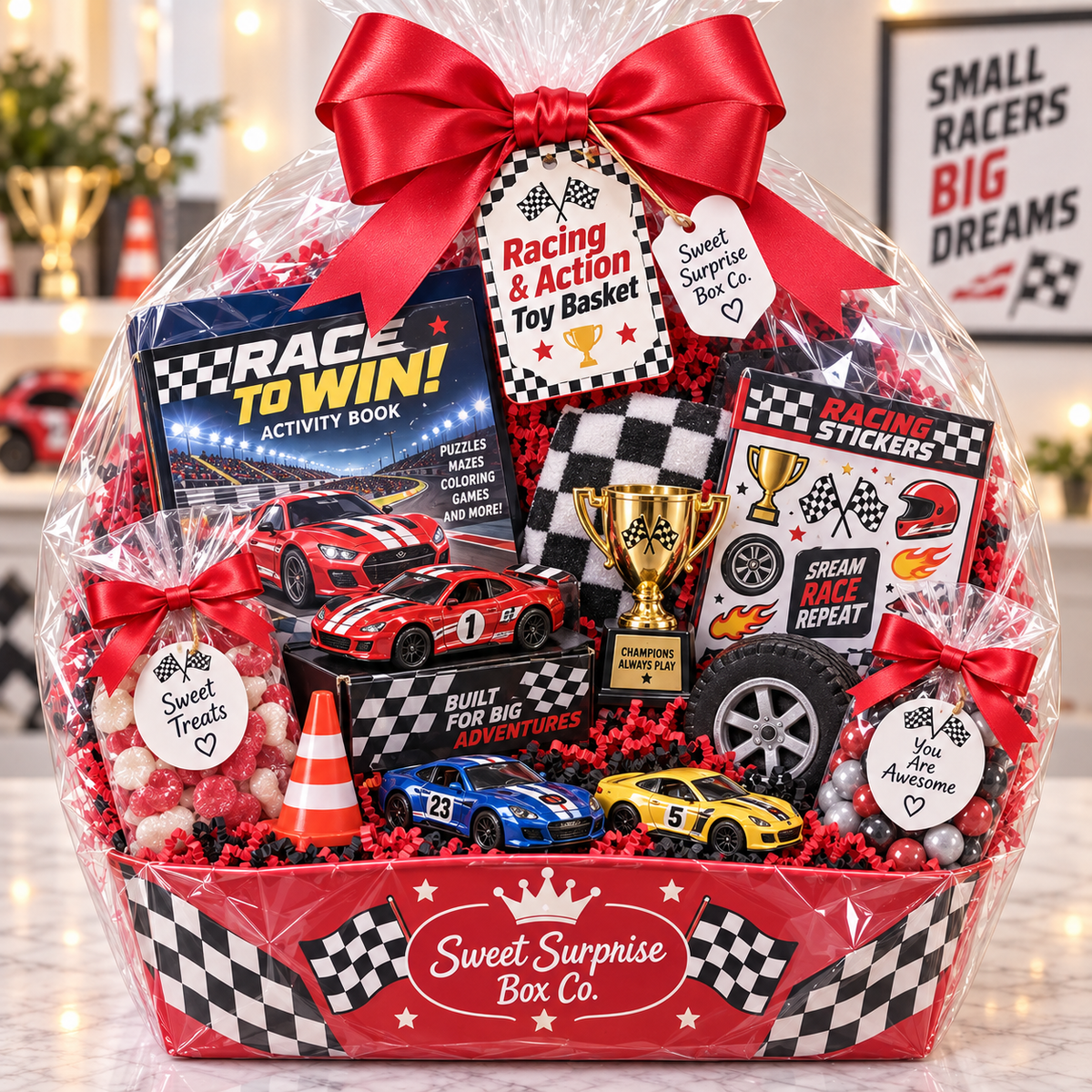 Racing & Action Toy Basket