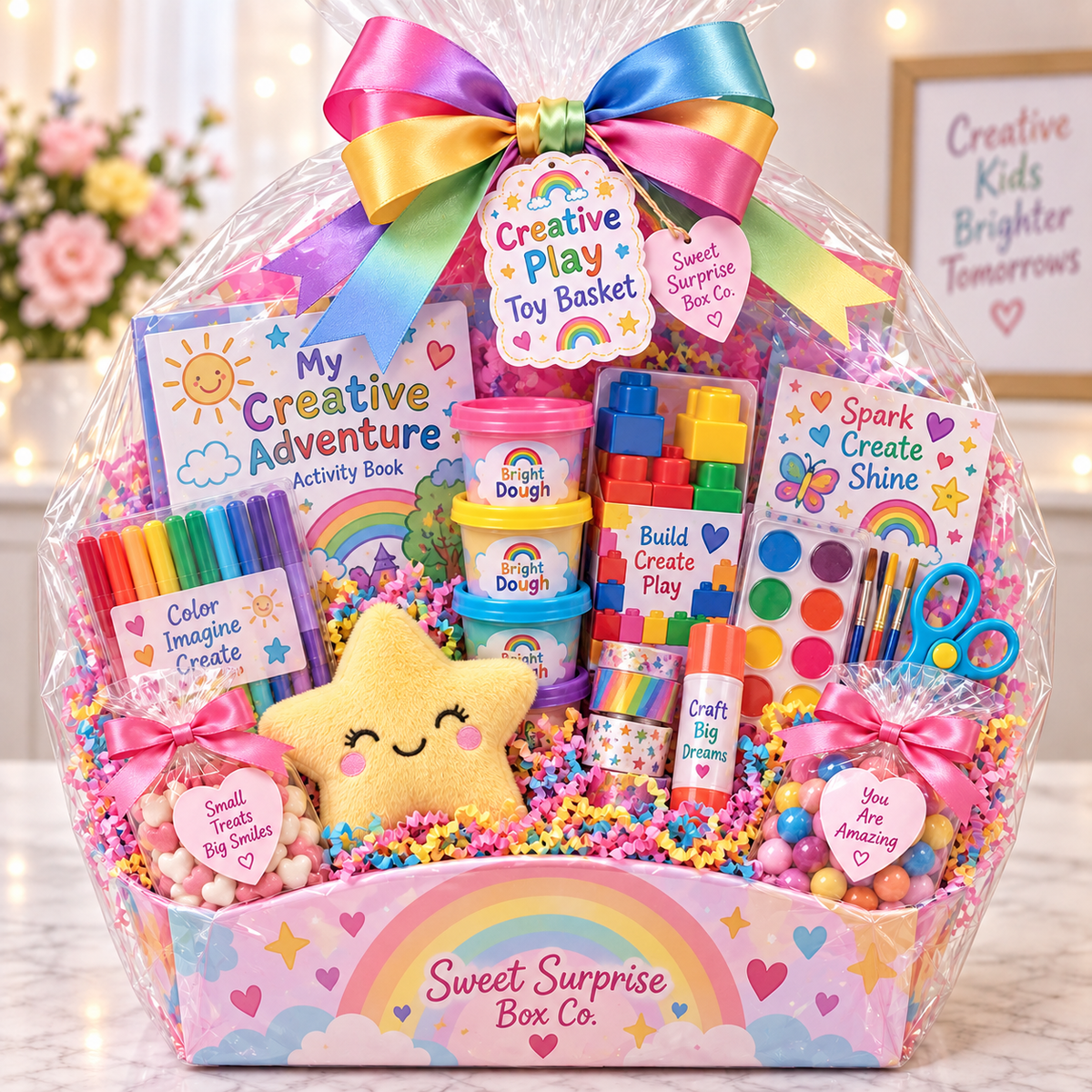 Cartoon Fun Toy Basket