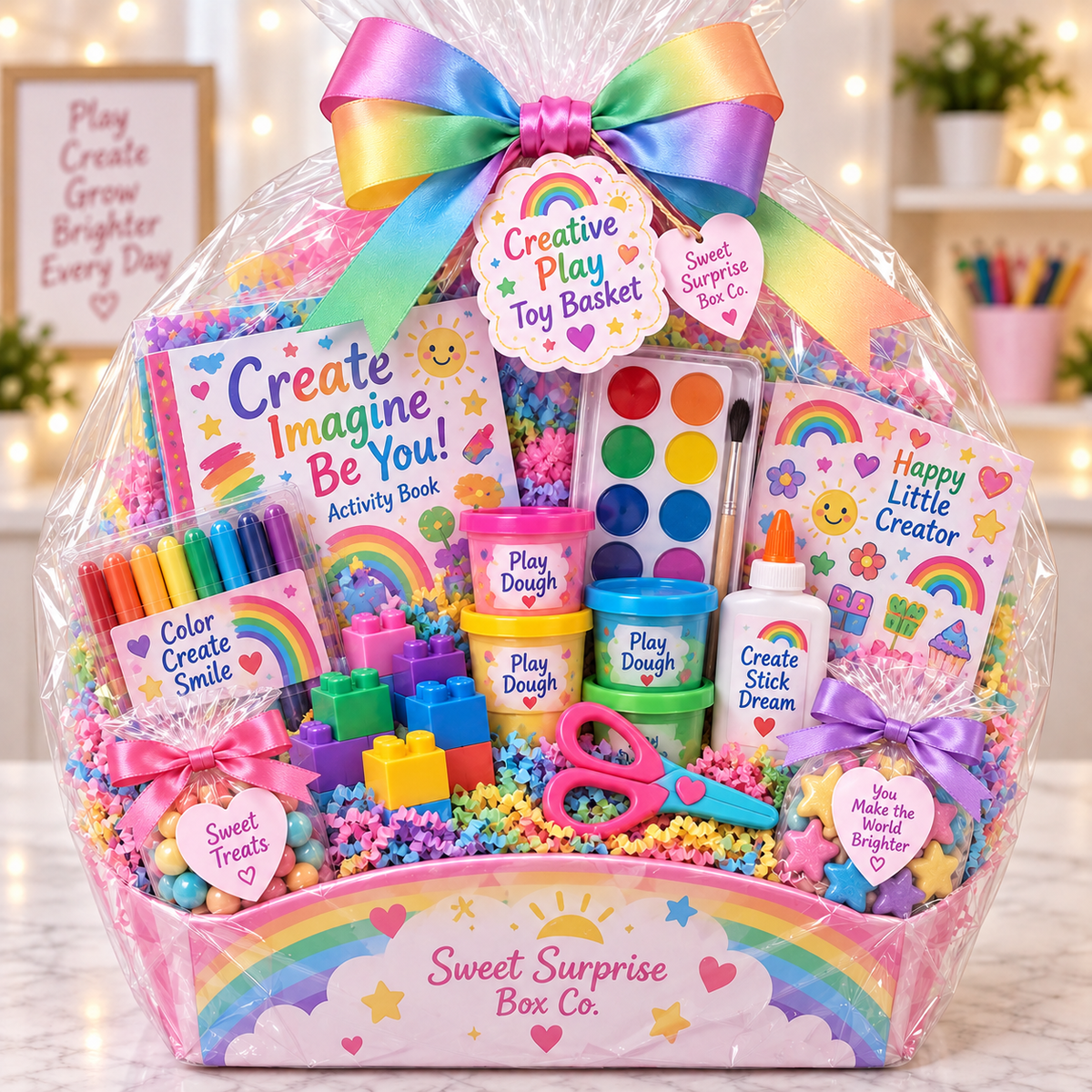 Creative Play Toy Basket