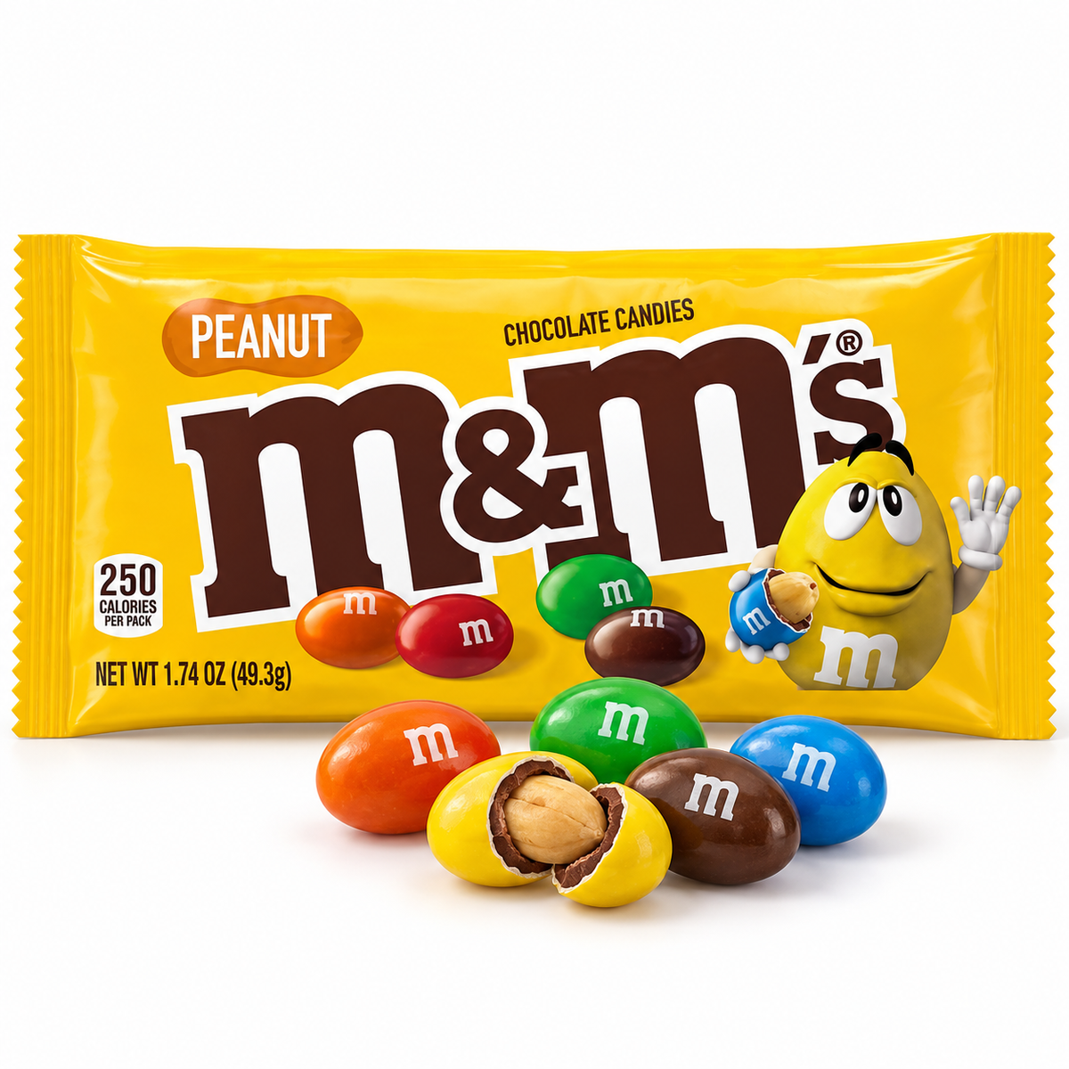 M&M's Peanut Chocolate Candy Full Size